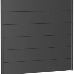 Biohort veggpanel for levegg uten akrylglass 150x135 mørk grå metallic