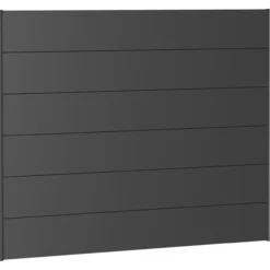 Biohort veggpanel for levegg uten akrylglass 180x135 mørk grå metallic