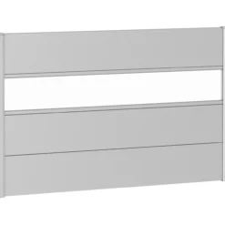 Biohort veggpanel for levegg akrylglass 150x90 sølv metallic