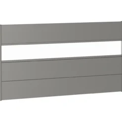 Biohort veggpanel for levegg akrylglass 180x90 kvartsgrå metallic