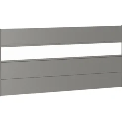Biohort veggpanel for levegg akrylglass 200x90 kvartsgrå metallic