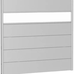 Biohort veggpanel for levegg akrylglass 150x135 sølv metallic