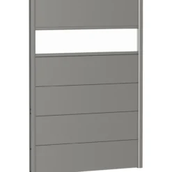 Biohort veggpanel for levegg akrylglass 100x135 kvartsgrå metallic