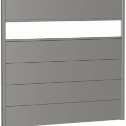 Biohort veggpanel for levegg akrylglass 150x135 kvartsgrå metallic