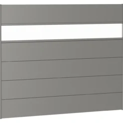 Biohort veggpanel for levegg akrylglass 180x135 kvartsgrå metallic