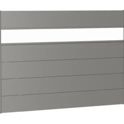 Biohort veggpanel for levegg akrylglass 200x135 kvartsgrå metallic