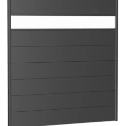 Biohort veggpanel for levegg akrylglass 180x180 mørk grå metallic