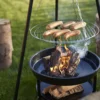 Bålpanne tripod 52cm m/grillrist