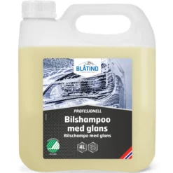 Blåtind profesjonell bilshampo med glans 4l