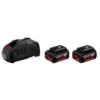 Bosch batterisett gba 18v 2x5,0ah m/hurtiglader gal 1880 professional