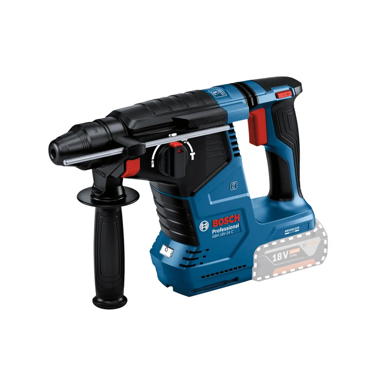 Bosch borhammer gbh 18v-24 c solo l-boxx