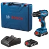 Bosch drill gsr 185-li 2x2ah case
