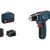 Bosch drill gsr 12v-15 2x2,0ah gal 12v-20 bag