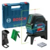 Bosch kombilaser grønn gcl 2-15 m/dreibart feste rm 1