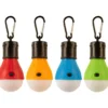 Campinglykt led m/batteri assorterte farger