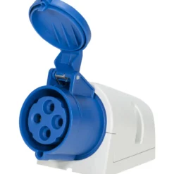 Cee stikkontakt for rundplugg 3-pol m/jord 230v 32a