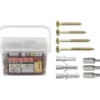 Connex skruer m/ rawplugs & bits 510 stk