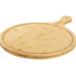 Cozze® pizzaskjærebrett med håndtak ø350x20 mm.