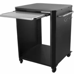 Cozze® utebord med rustfritt uttrekksbord til 13/17"-pizzaovner