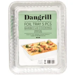 Dangrill aluminiumsbrett 22x17cm 5stk