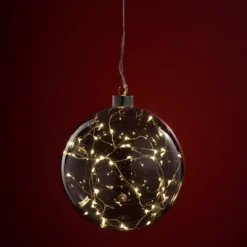 Day glasskule 40led ø15cm batteri