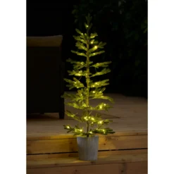 Day grantre i potte m/70led 120cm t/batteri ip44