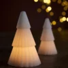 Day juletre voks m/led 12+15cm batteri