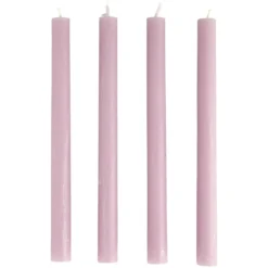 Day kronelys rustikk 4stk h25cm lavender