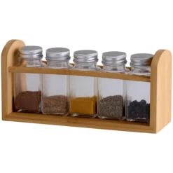 Day krydderhylle m/5 stk glass