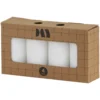 Day kubbelys 4stk ø6.8cm h13cm hvit
