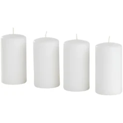 Day kubbelys 4stk ø6.8cm h13cm hvit