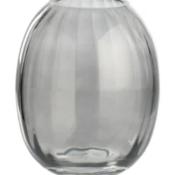 Day vase oval ø16cm h19.5cm glass grå