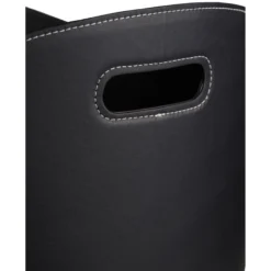 Day vedkurv ø50cm h40cm pu sort
