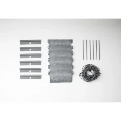 Debel kit til lamellgardin grå 89mm