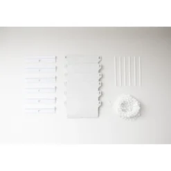 Debel kit til lamellgardin hvit 89mm