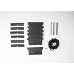 Debel kit til lamellgardin svart 89mm