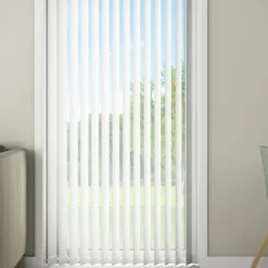 Debel lamellanlegg d'lux lysdempende hvit 150x250