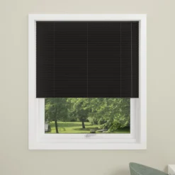 Debel plisségardin london lysdempende sort 120x130