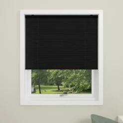 Debel plissé touch lysdempende 100x160, sort