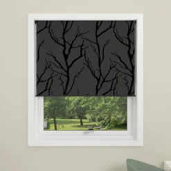 Debel rullegardin tree 180x175 grå