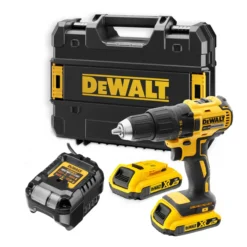 Dewalt drill 18v xr børsteløs med 2x2,0ah batteri og lader