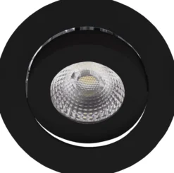 Downlight aurora cob led 8w 2700k matt sort