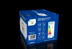 Downlights corona ip44 dim to warm 8w matt hvit