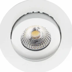 Downlights corona ip44 dim to warm 8w matt hvit