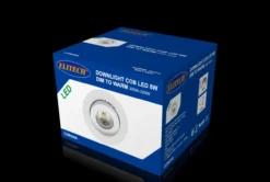Downlights corona ip44 dim to warm 8w matt hvit