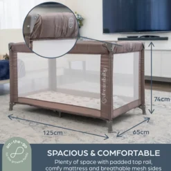 Dreambaby reiseseng taupe