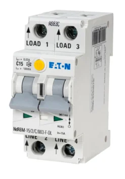 Eaton jordfeilautomat digital 15a ndrbm-15/2/c/003-f-ol