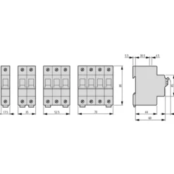 Eaton overbelastningsvern 3-pol 63a plsm 63/3