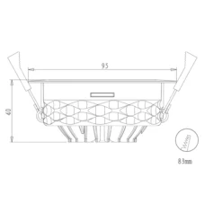 Egant smart plus downlights 9w led 360° 2700k matt hvit