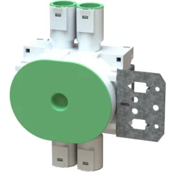Egant veggboks 1,5 liggende 4-løp m/stenderfeste